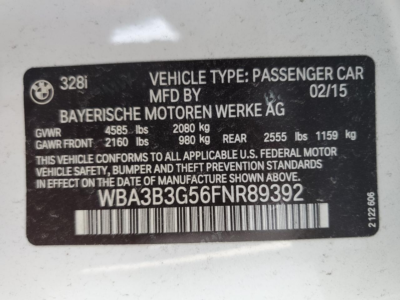 2015 BMW 3er - Image 12