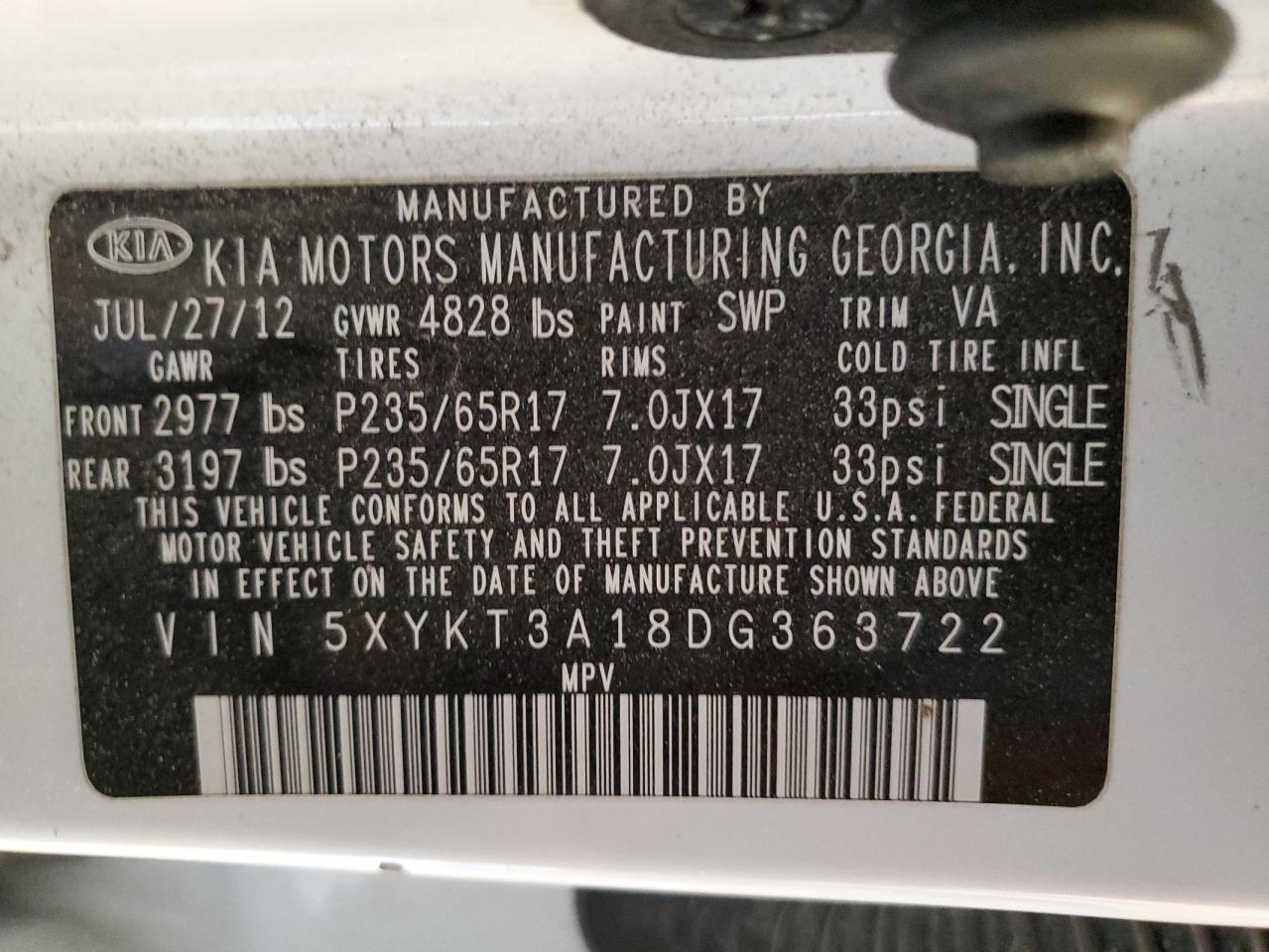 2013 Kia Sorento - Image 12