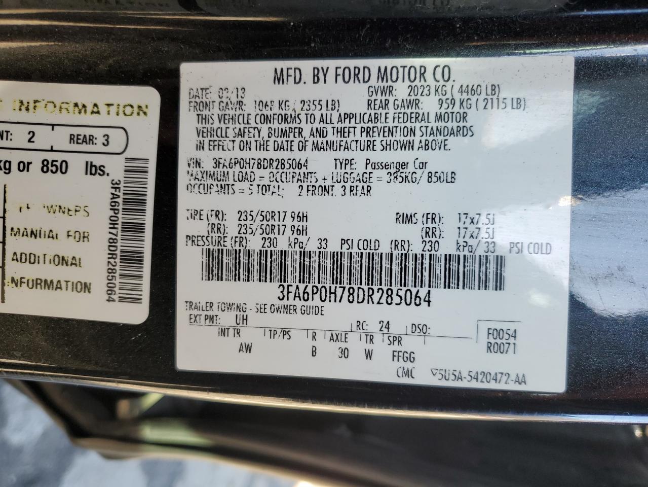 2013 Ford Fusion - Image 13