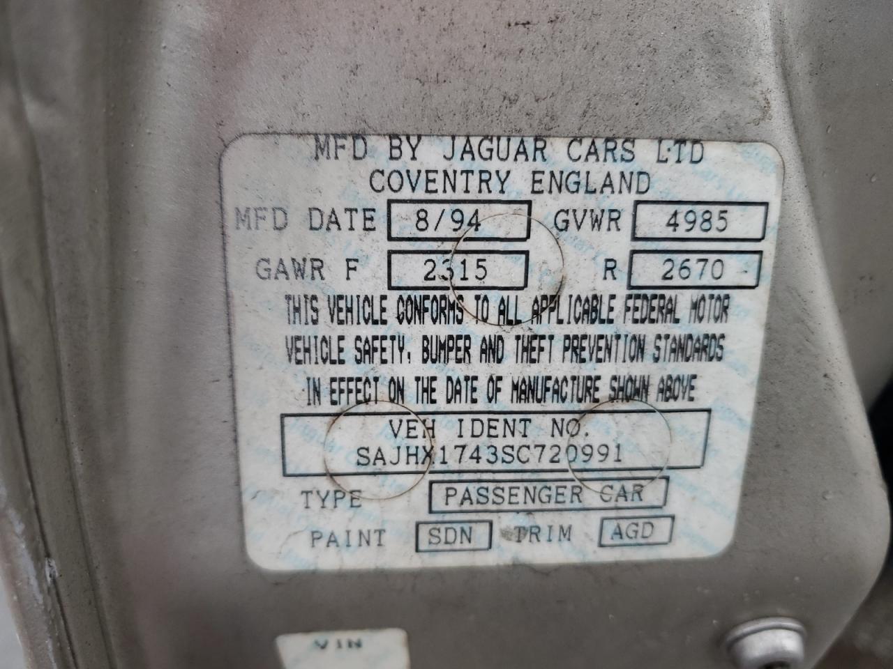 1995 Jaguar XJ - Image 12