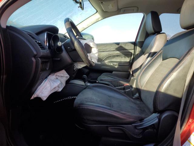  MITSUBISHI OUTLANDER 2018 Czerwony