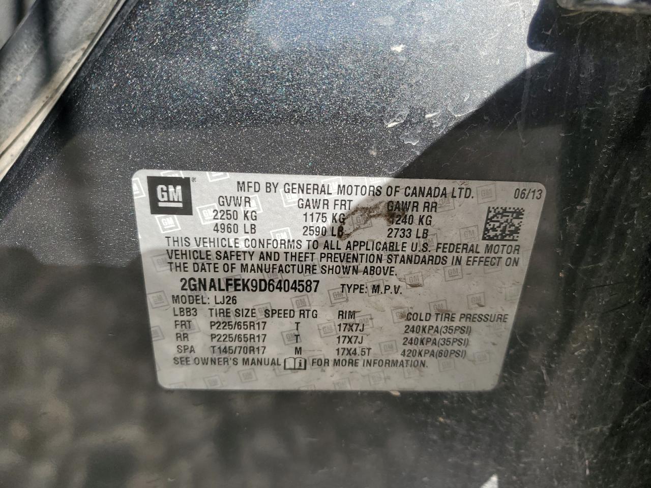 2013 Chevrolet Equinox - Image 15