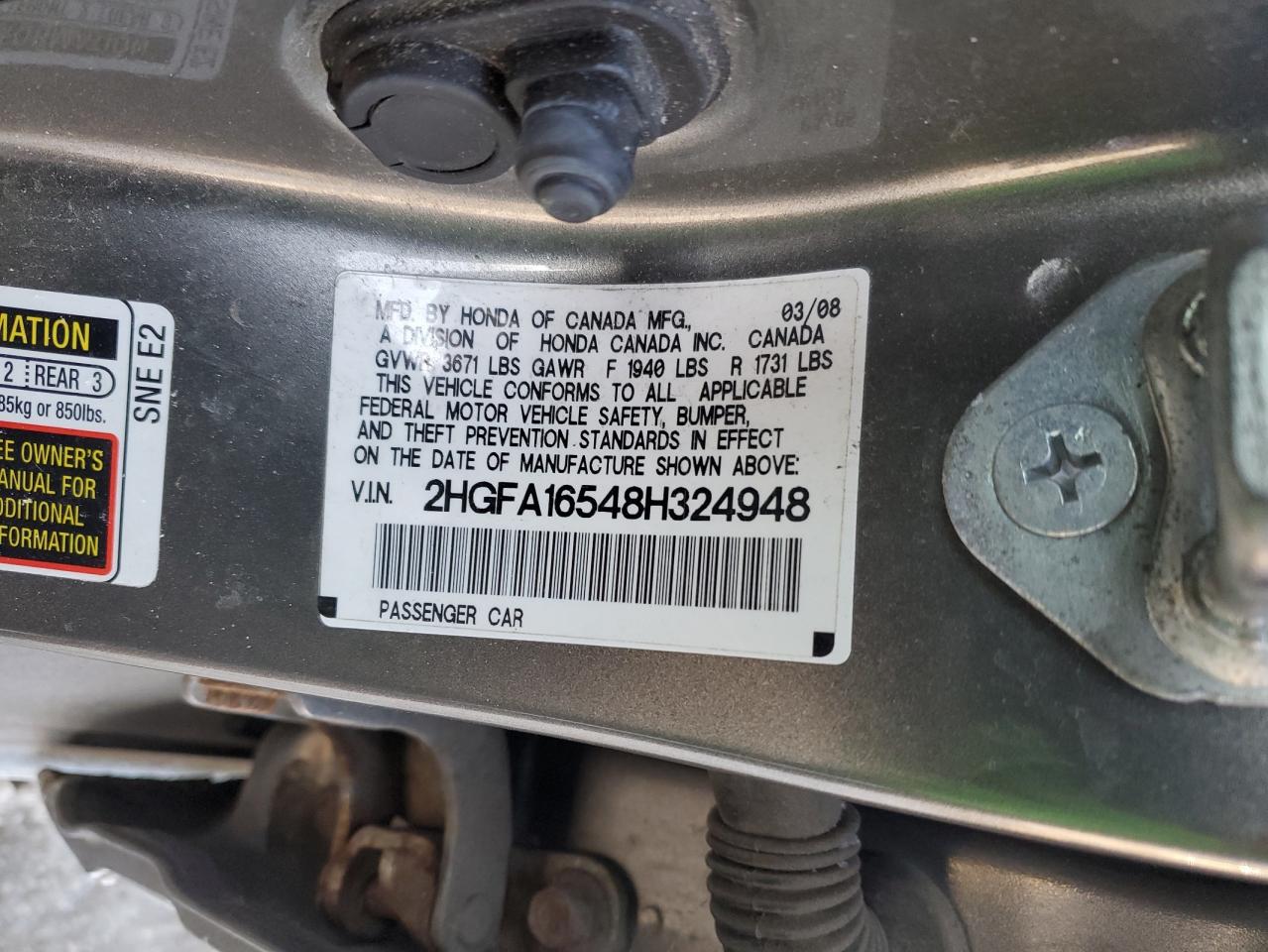 2008 Honda Civic - Image 12