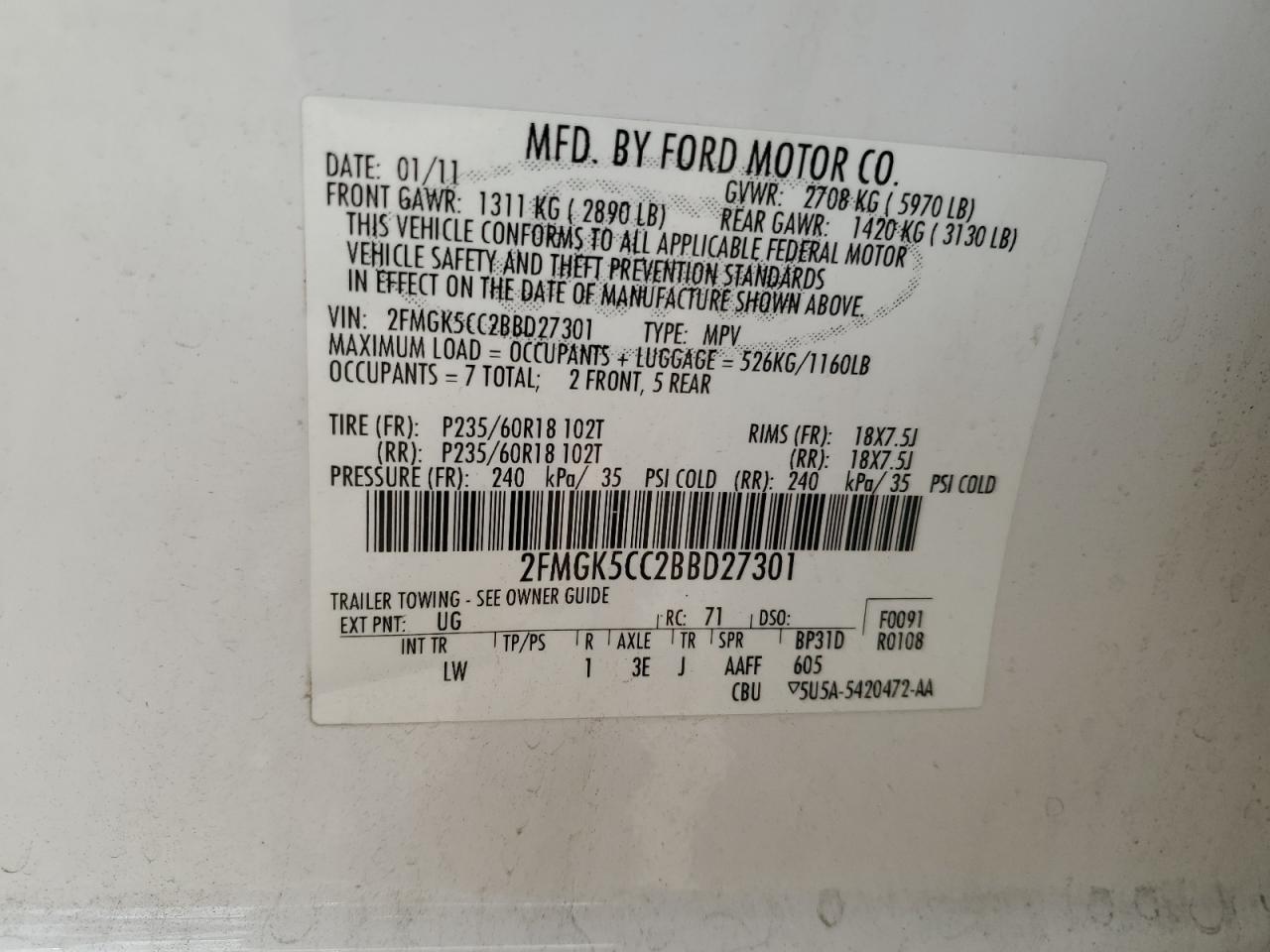 2011 Ford Flex - Image 13
