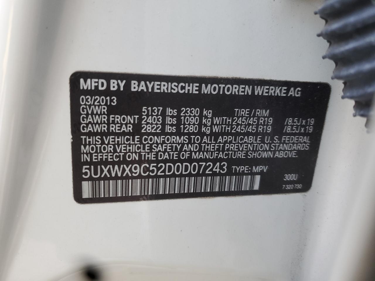 2013 BMW X3 - Image 14