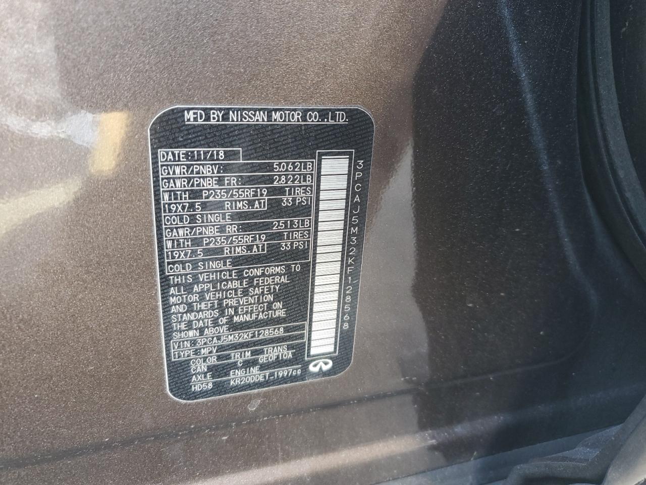 2019 Infiniti QX50 - Image 13