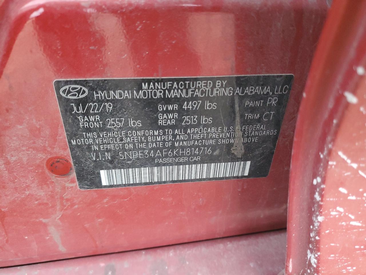 2019 Hyundai Sonata - Image 14