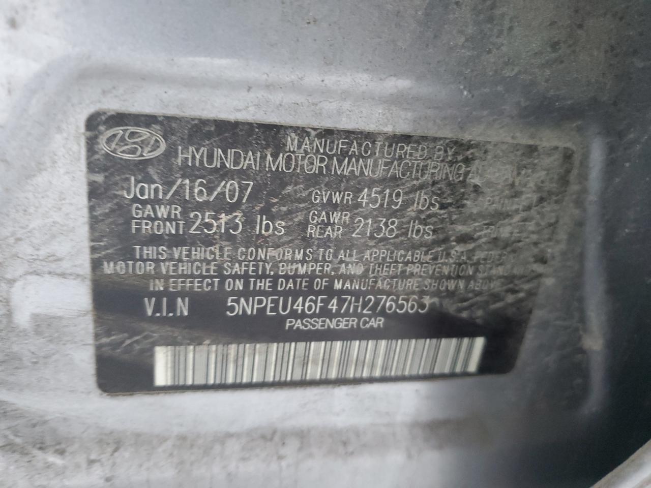 2007 Hyundai Sonata - Image 15