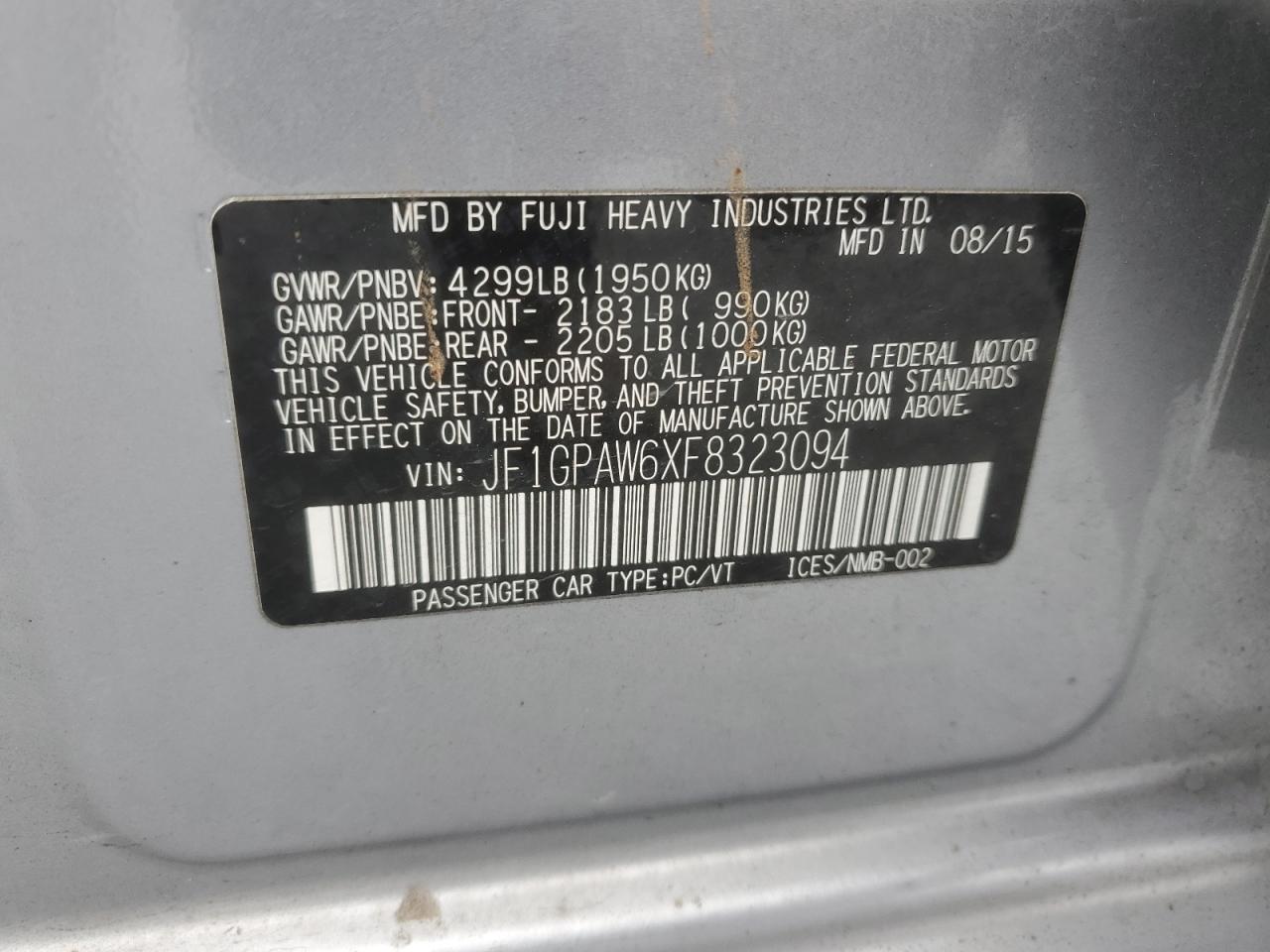 2015 Subaru Impreza - Image 13