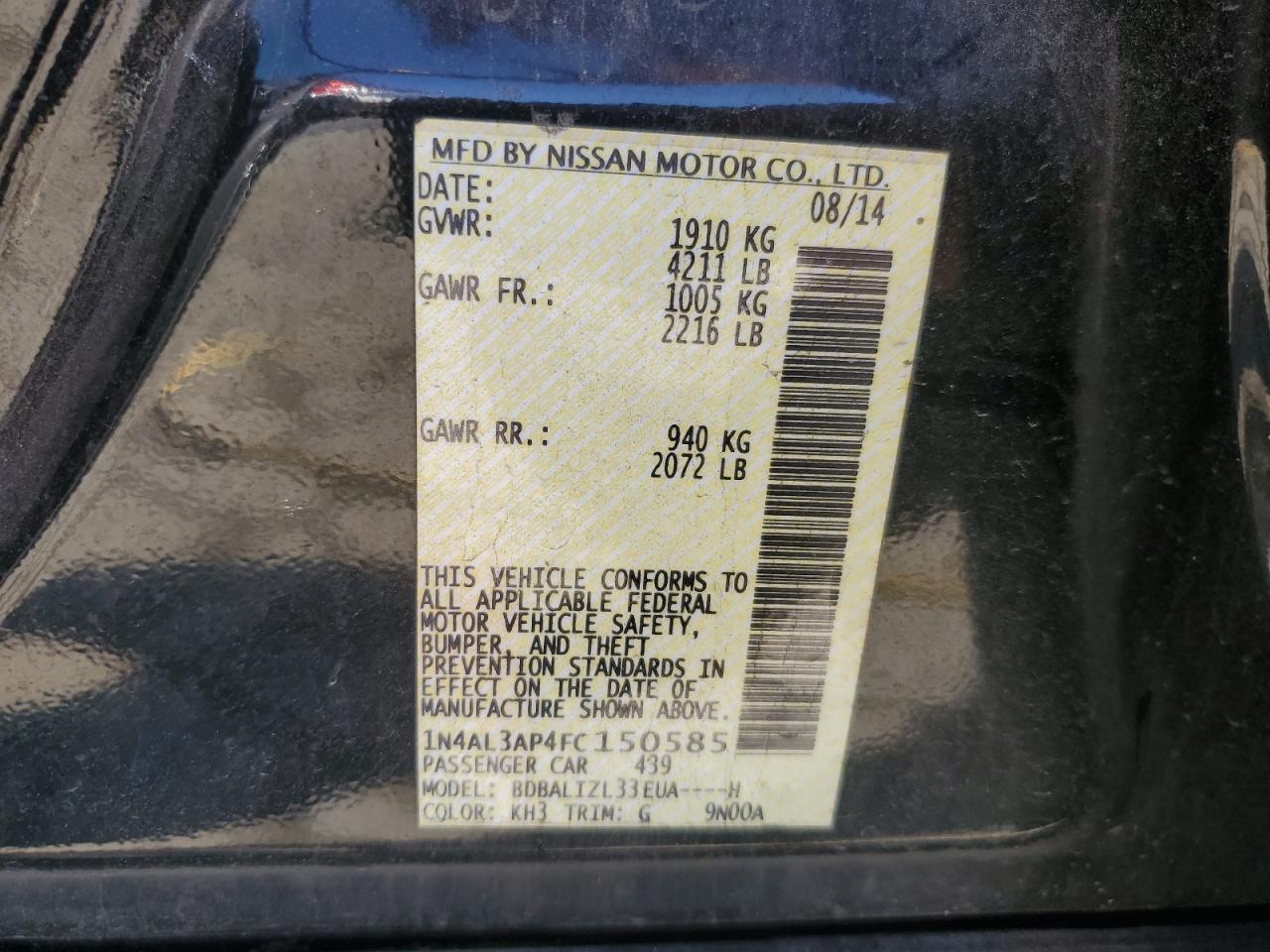 2015 Nissan Altima - Image 13