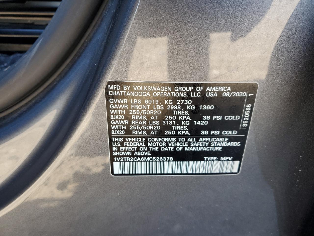 2021 Volkswagen Atlas - Image 13
