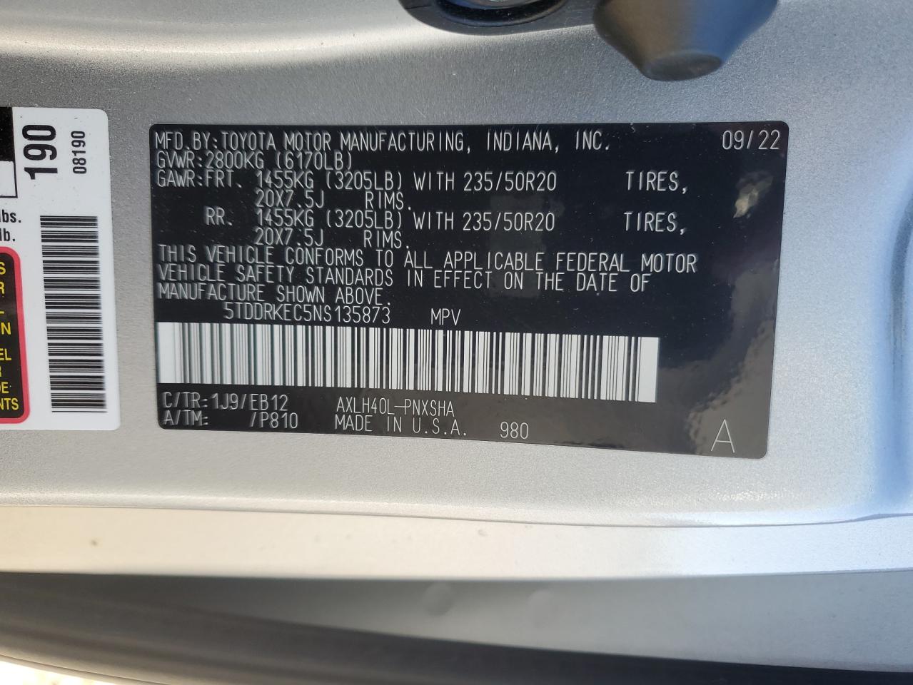 2022 Toyota Sienna - Image 13