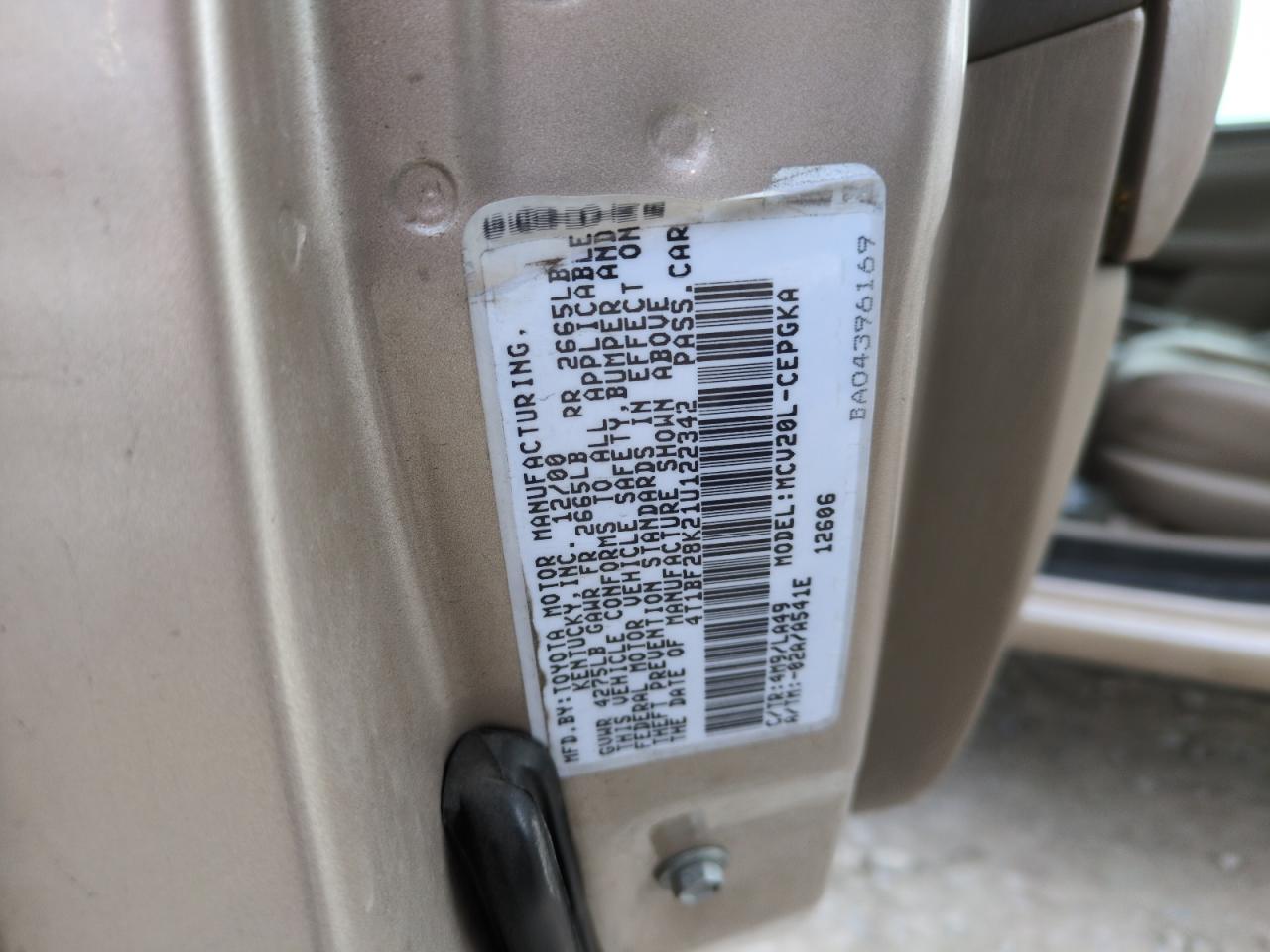 2001 Toyota Camry - Image 12