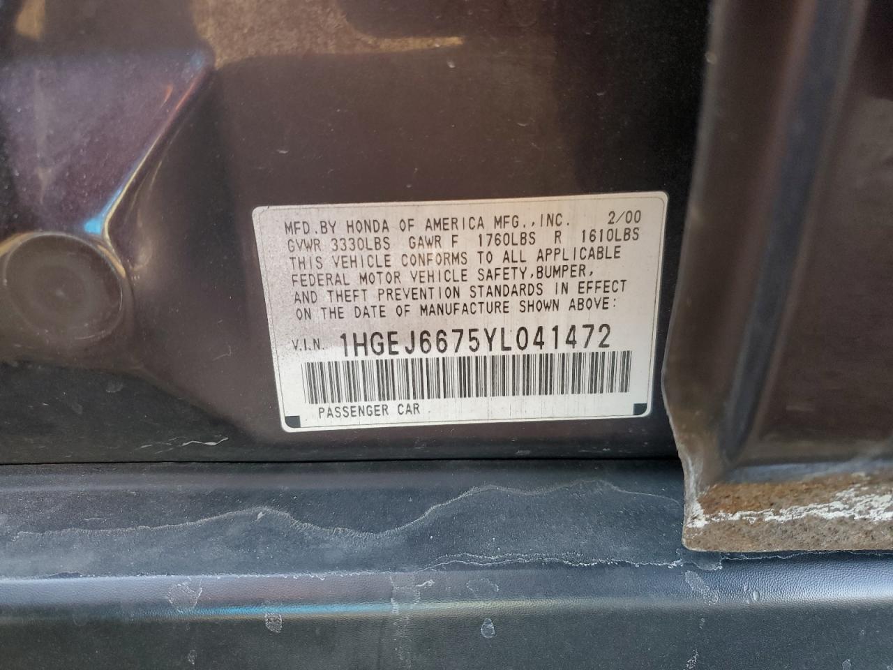 2000 Honda Civic - Image 12