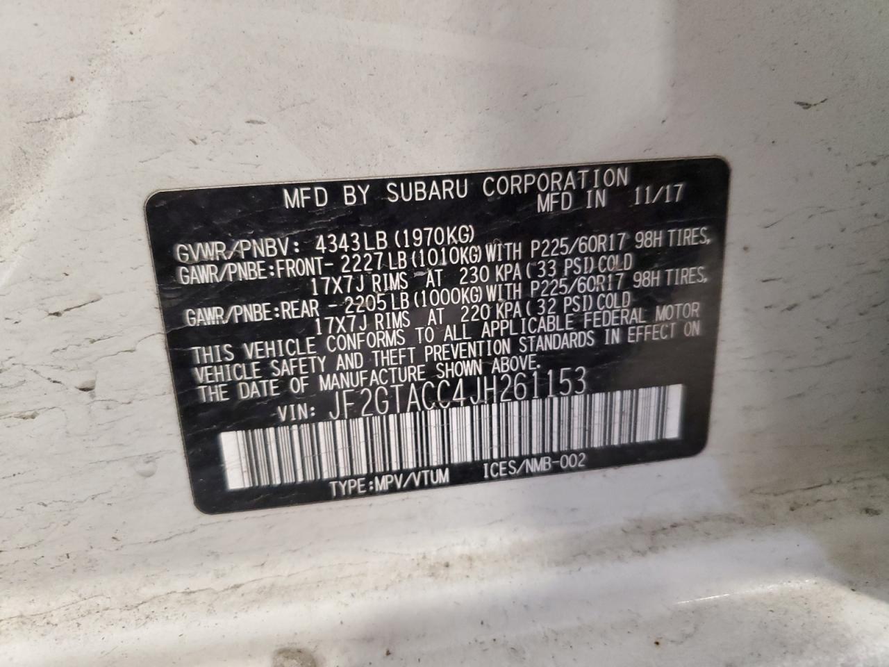 2018 Subaru XV - Image 14