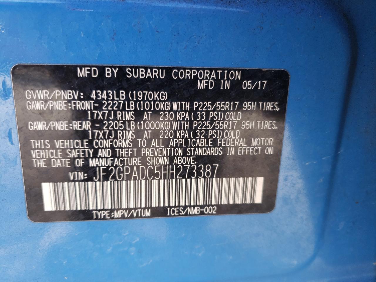 2017 Subaru XV - Image 15