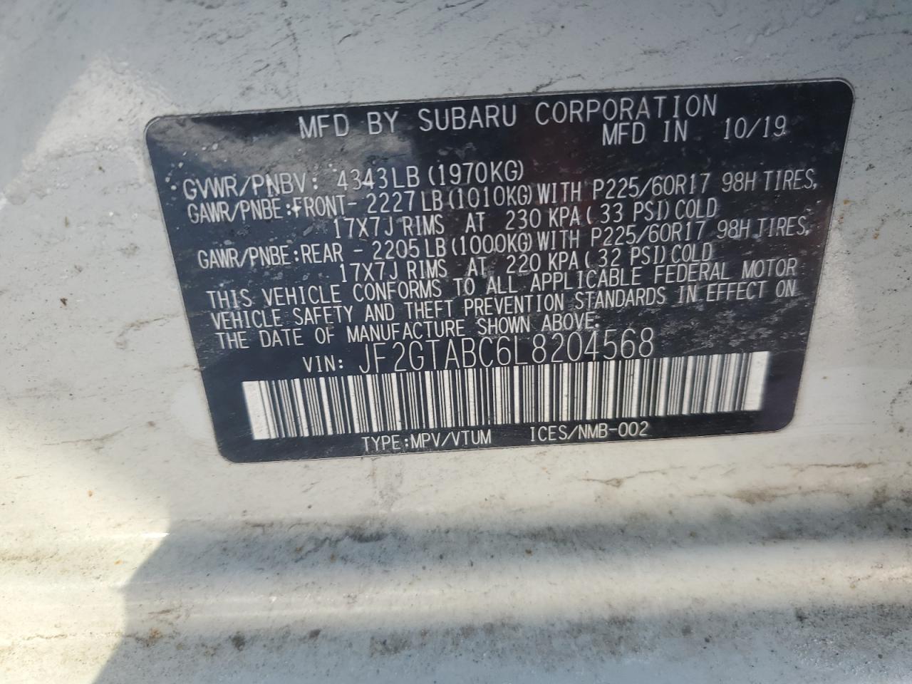 2020 Subaru XV - Image 14