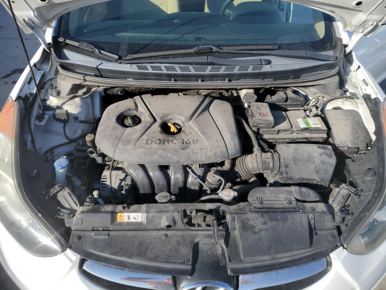 2013 Hyundai Elantra Gls VIN: 5NPEH4AEXDH39H368 Lot: 87612405