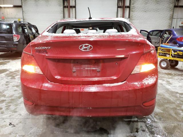  HYUNDAI ACCENT 2014 Красный