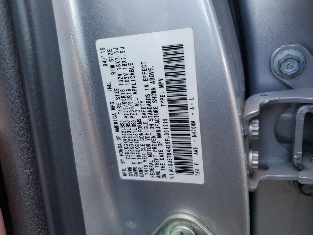 2015 Acura RDX - Image 14
