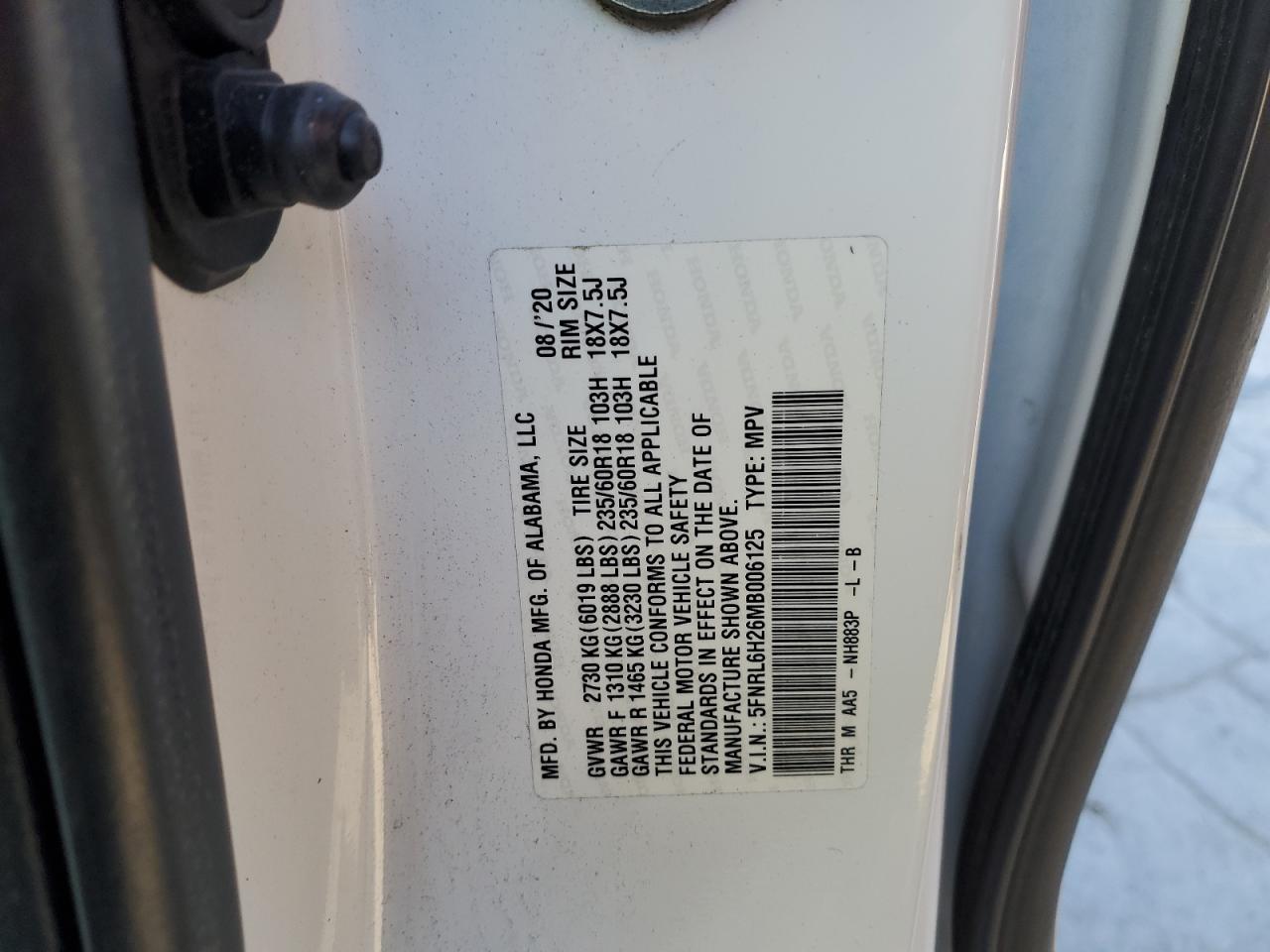 2021 Honda Odyssey - Image 15