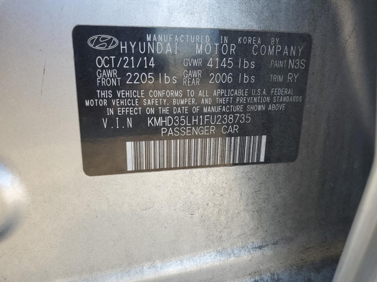2015 Hyundai Elantra - Image 12