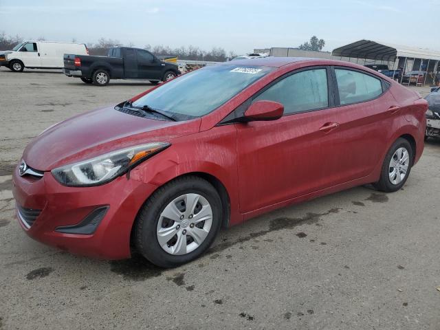  HYUNDAI ELANTRA 2016 Czerwony