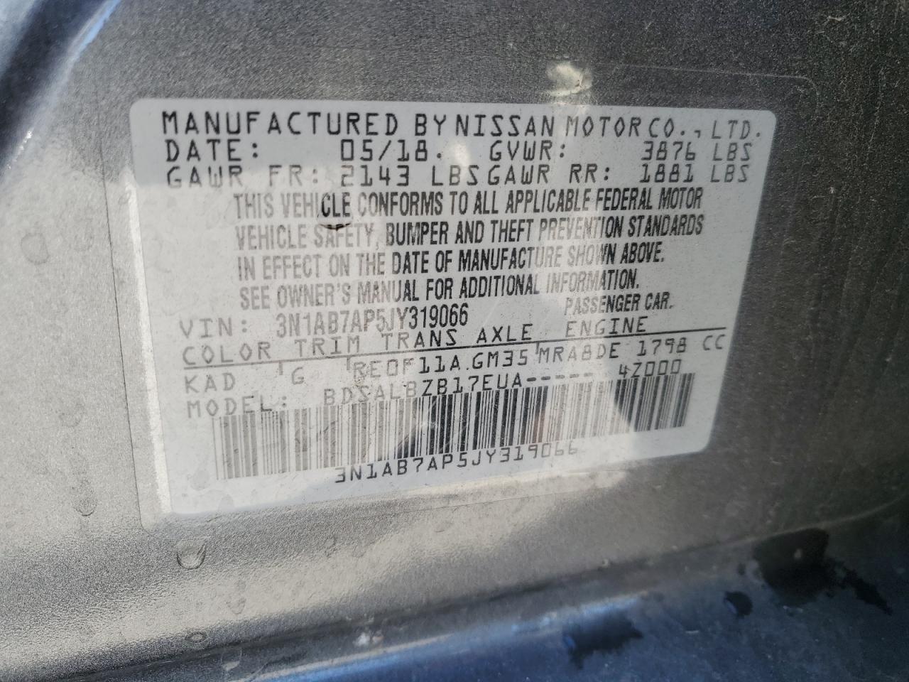 2018 Nissan Sentra - Image 12