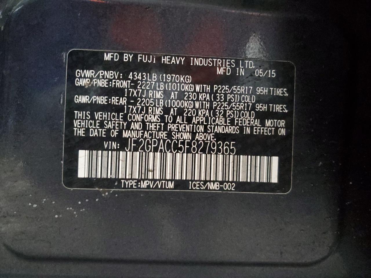 2015 Subaru XV - Image 12