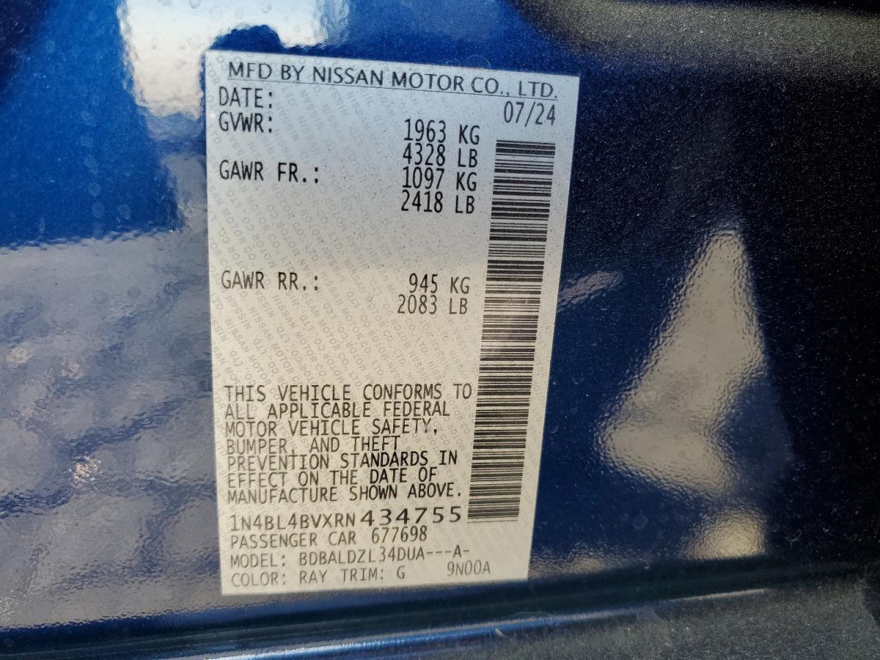 2024 Nissan Altima - Image 12