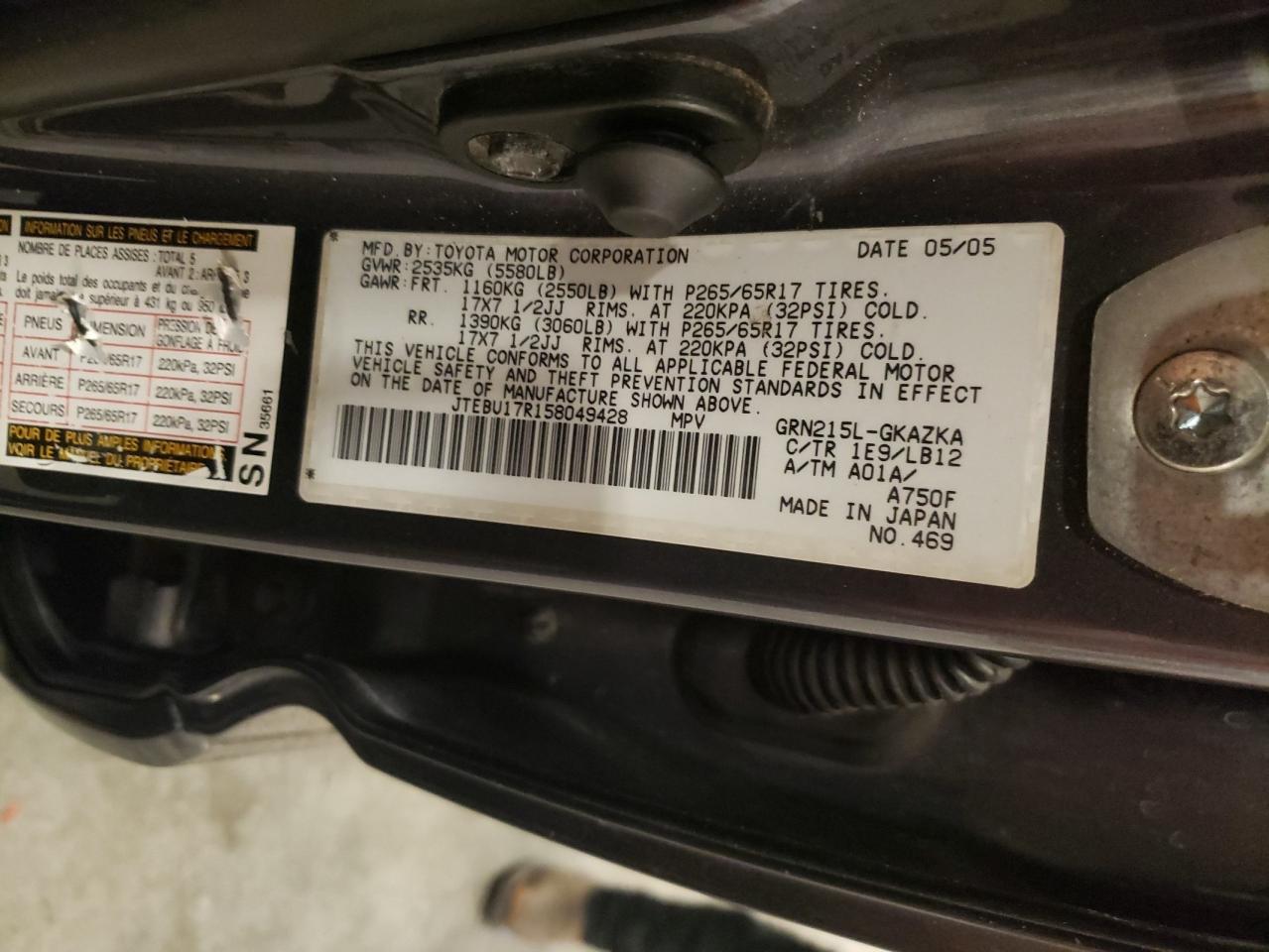 2005 Toyota 4Runner - Image 13