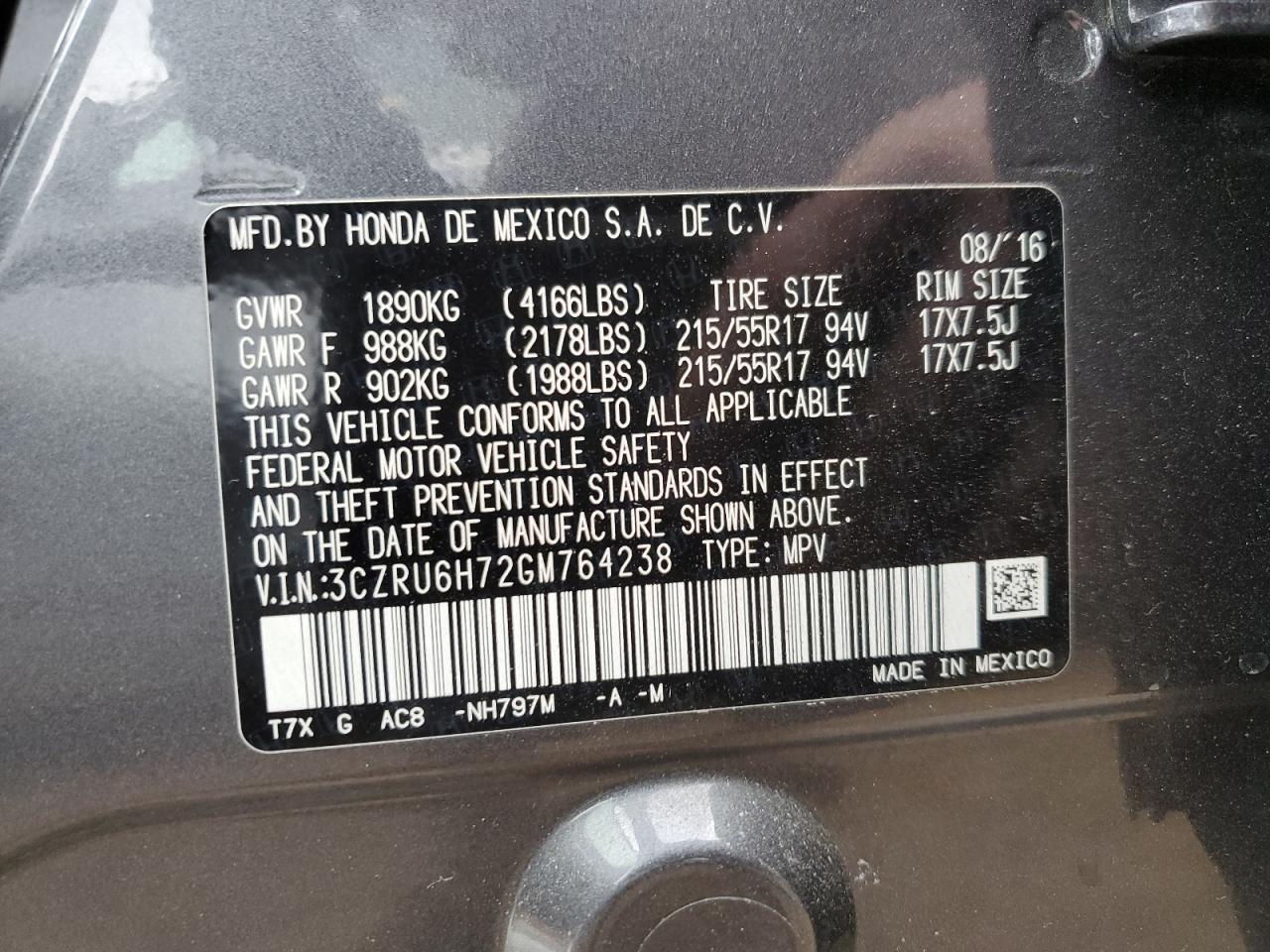 2016 Honda HR-V - Image 12