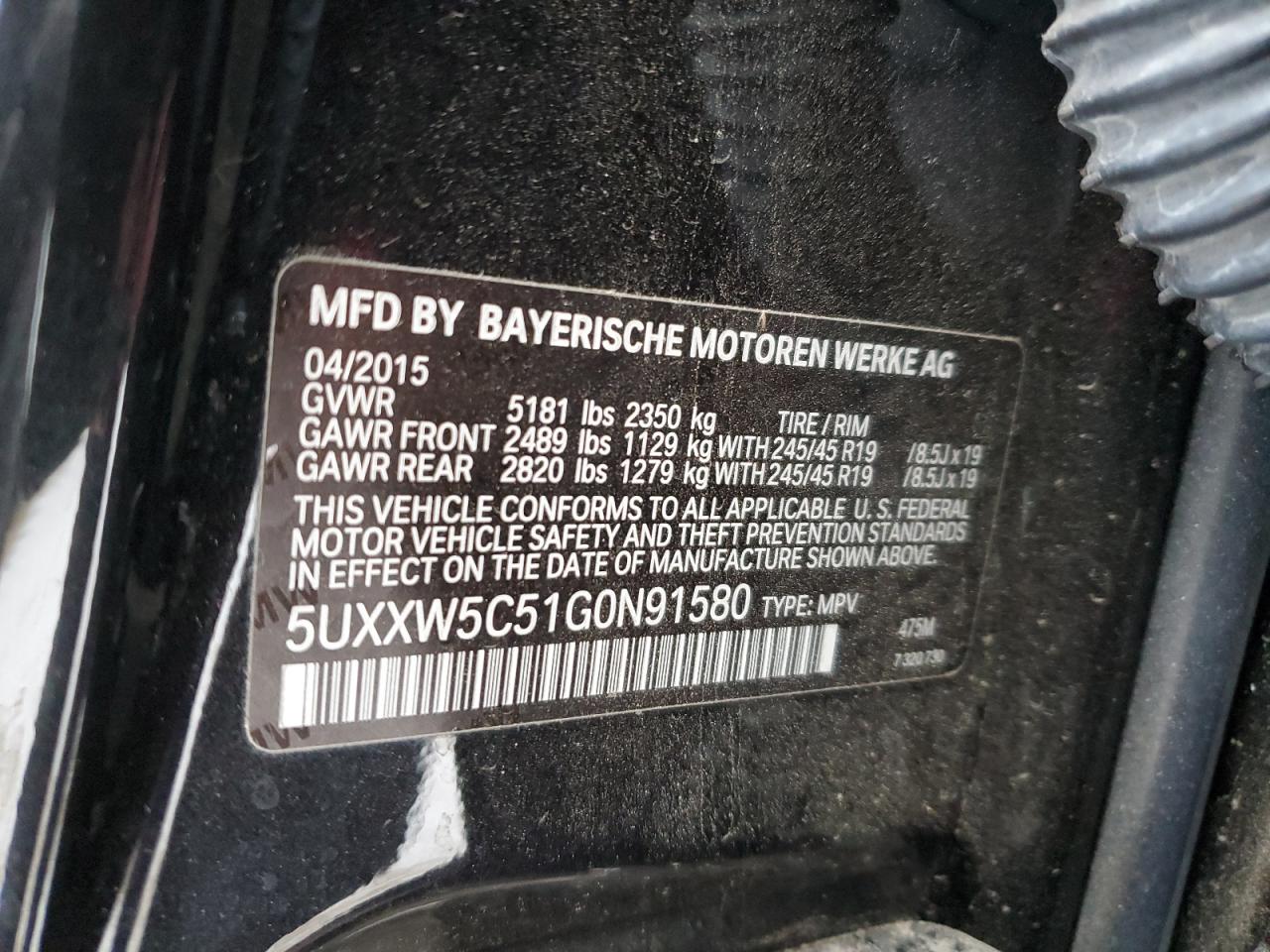 2016 BMW X4 - Image 13