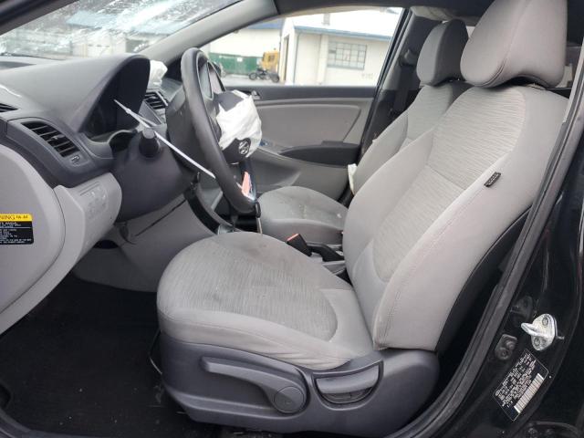  HYUNDAI ACCENT 2016 Чорний