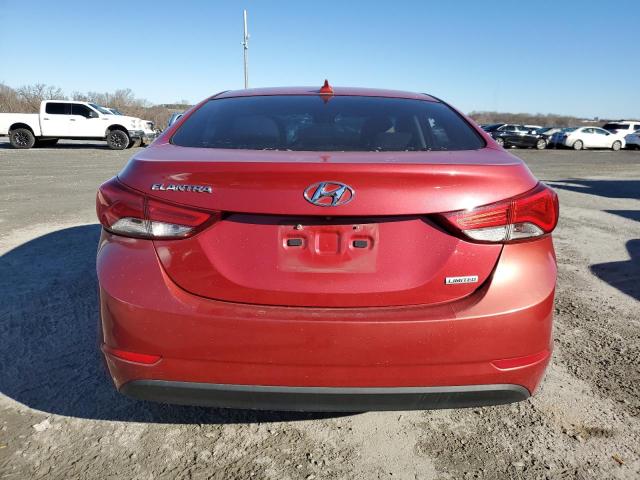 Sedans HYUNDAI ELANTRA 2015 Red