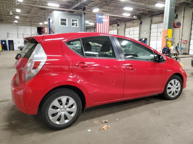 Hatchbacks TOYOTA PRIUS 2014 Czerwony