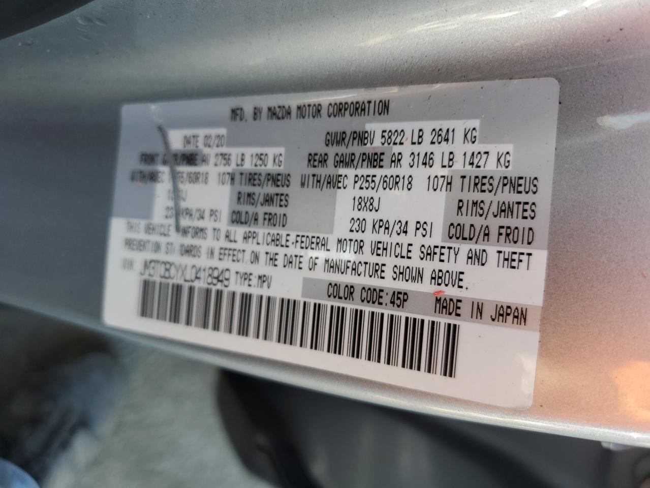 2020 Mazda CX-9 - Image 13