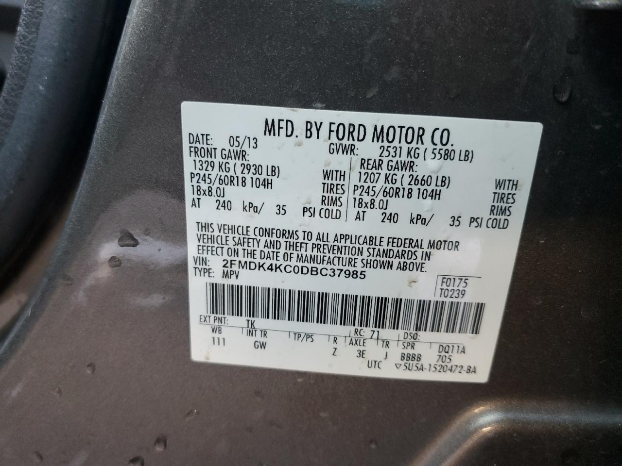 2013 Ford Edge - Image 14