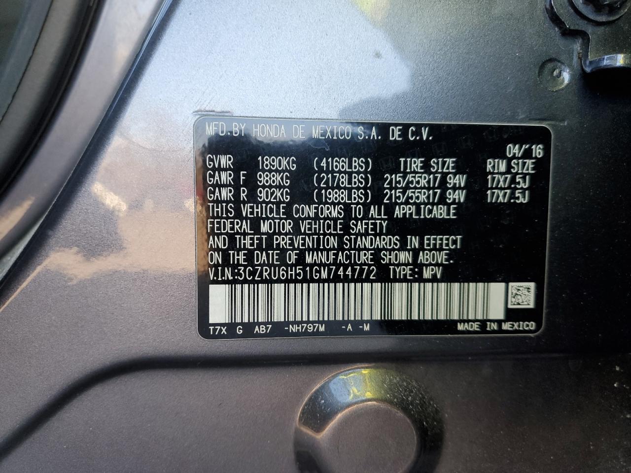 2016 Honda HR-V - Image 14