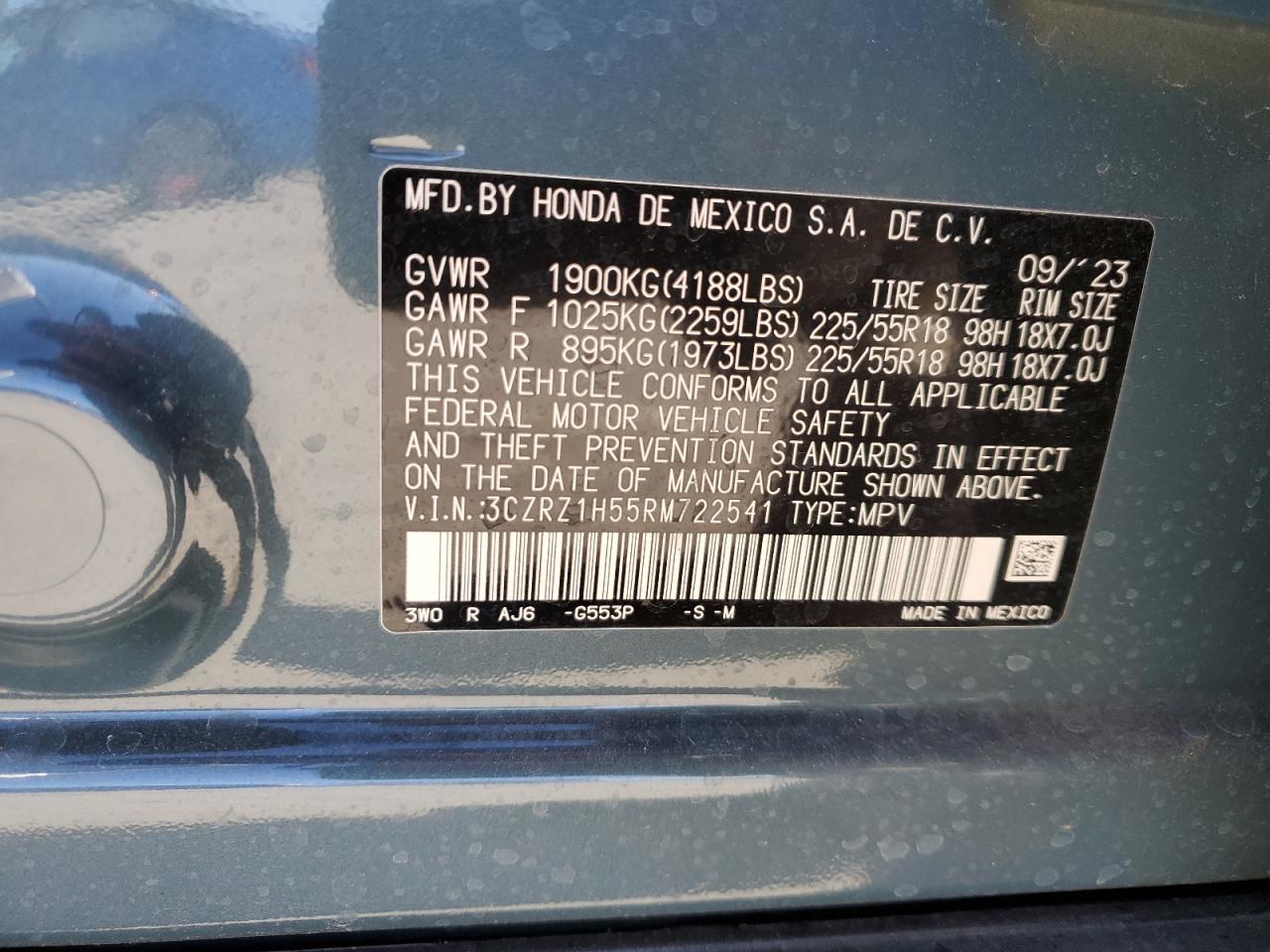 2024 Honda HR-V - Image 14
