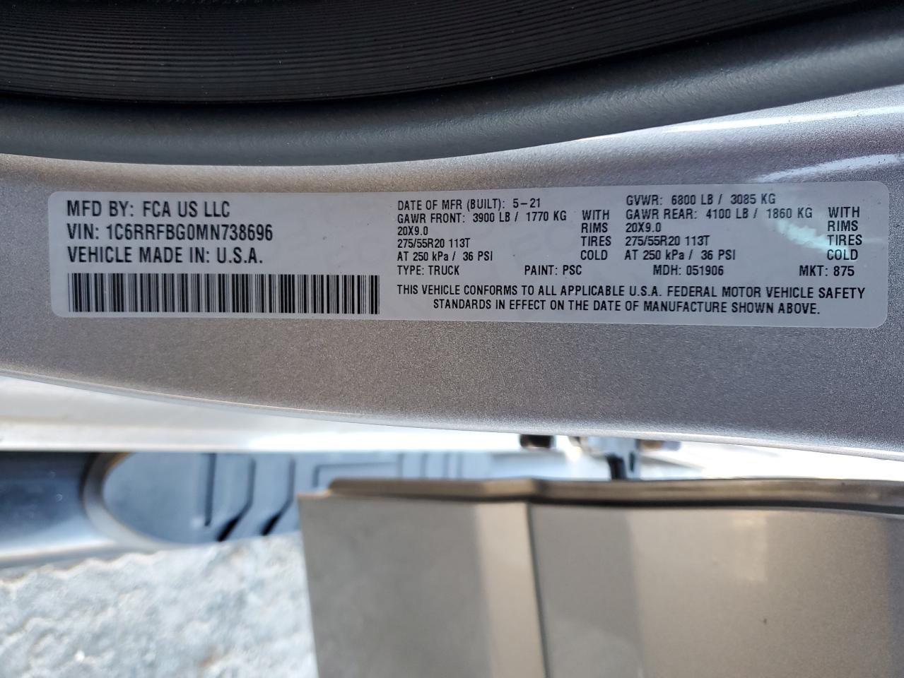 2021 RAM 1500 - Image 12