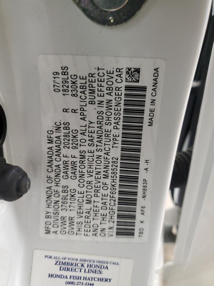 2019 Honda Civic - Image 13