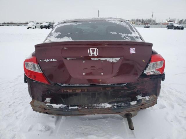  HONDA CIVIC 2012 Maroon