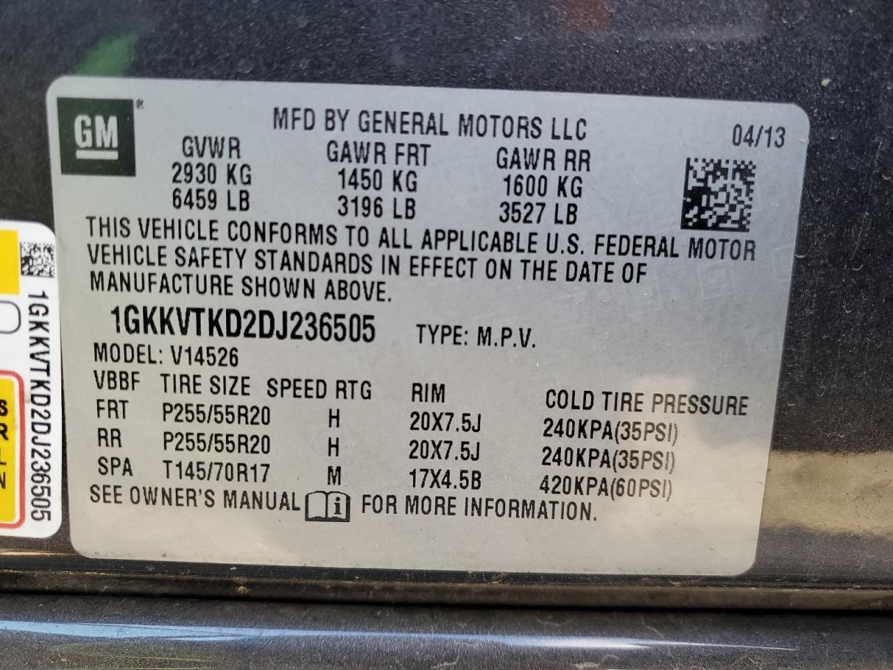 2013 GMC Acadia - Image 13