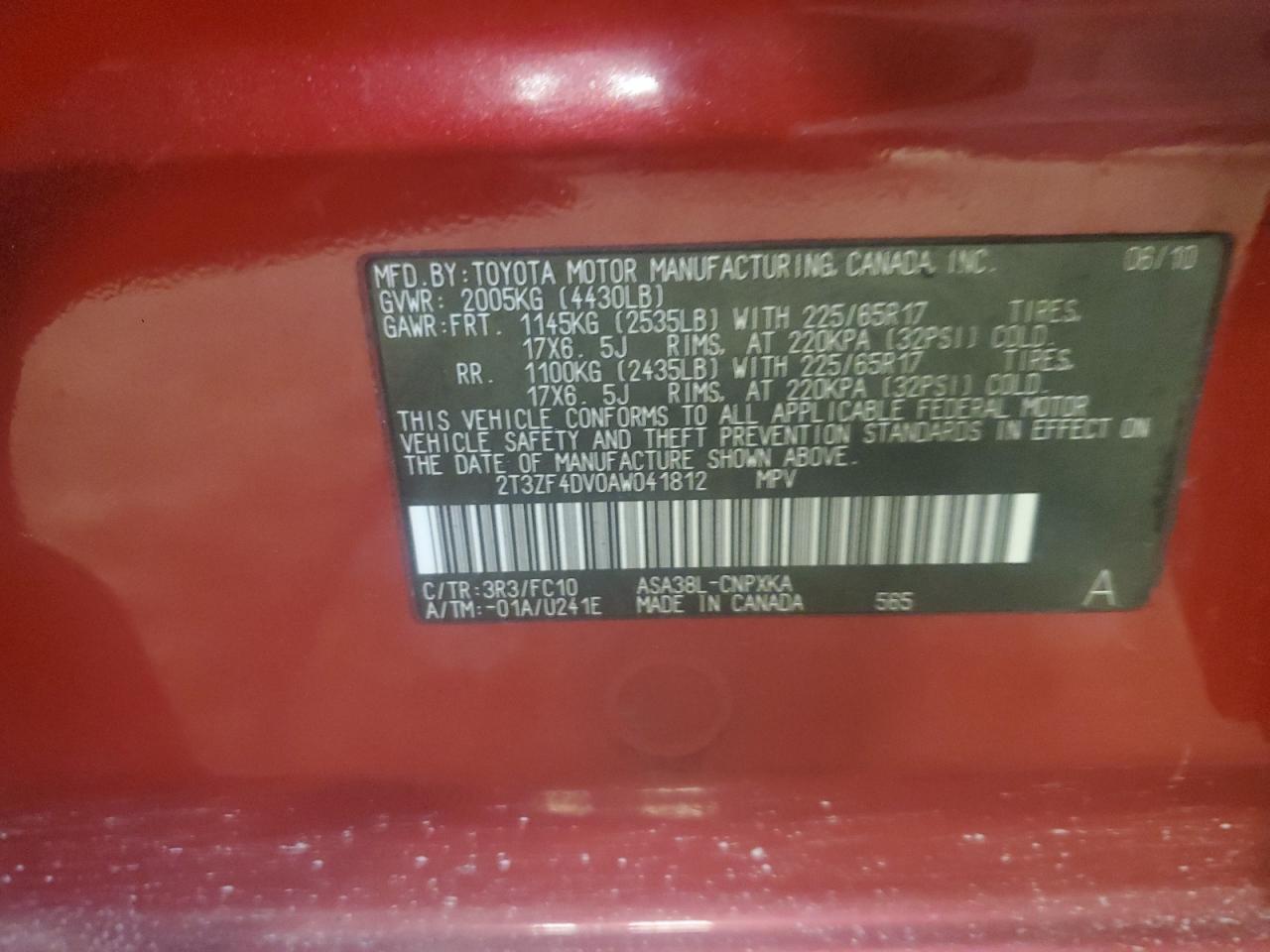 2010 Toyota RAV 4 - Image 13