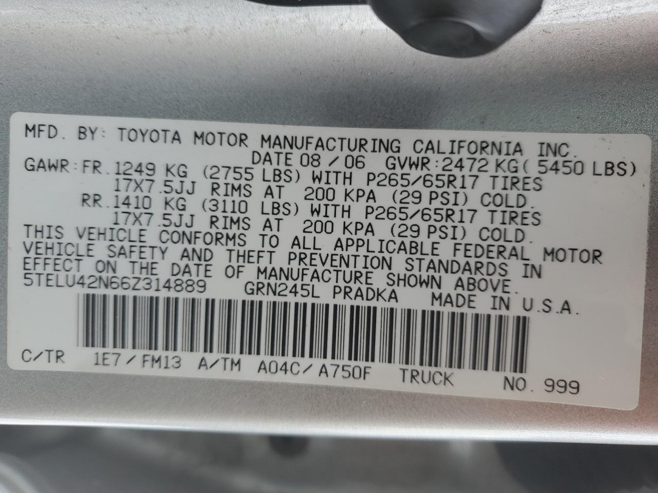 2006 Toyota Tacoma - Image 12