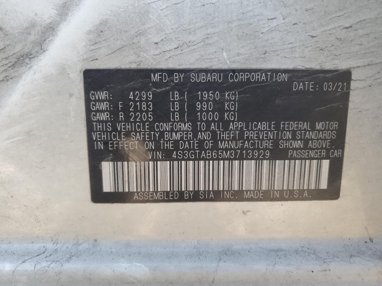 2021 Subaru Impreza - Image 12