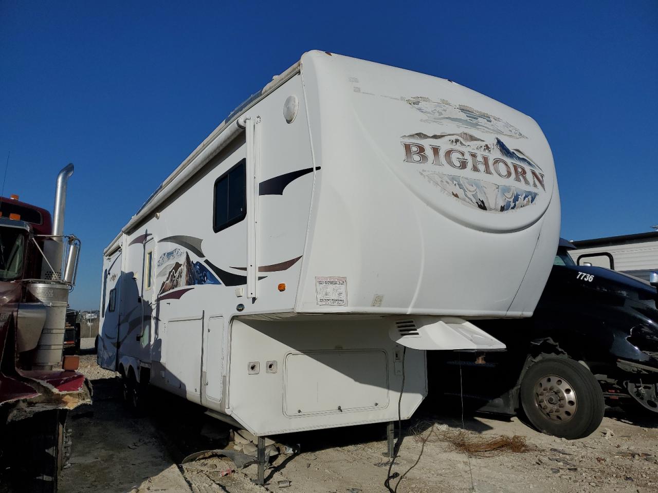 2009 Heartland Bighorn იყიდება Grand Prairie-ში, TX - Top/Roof