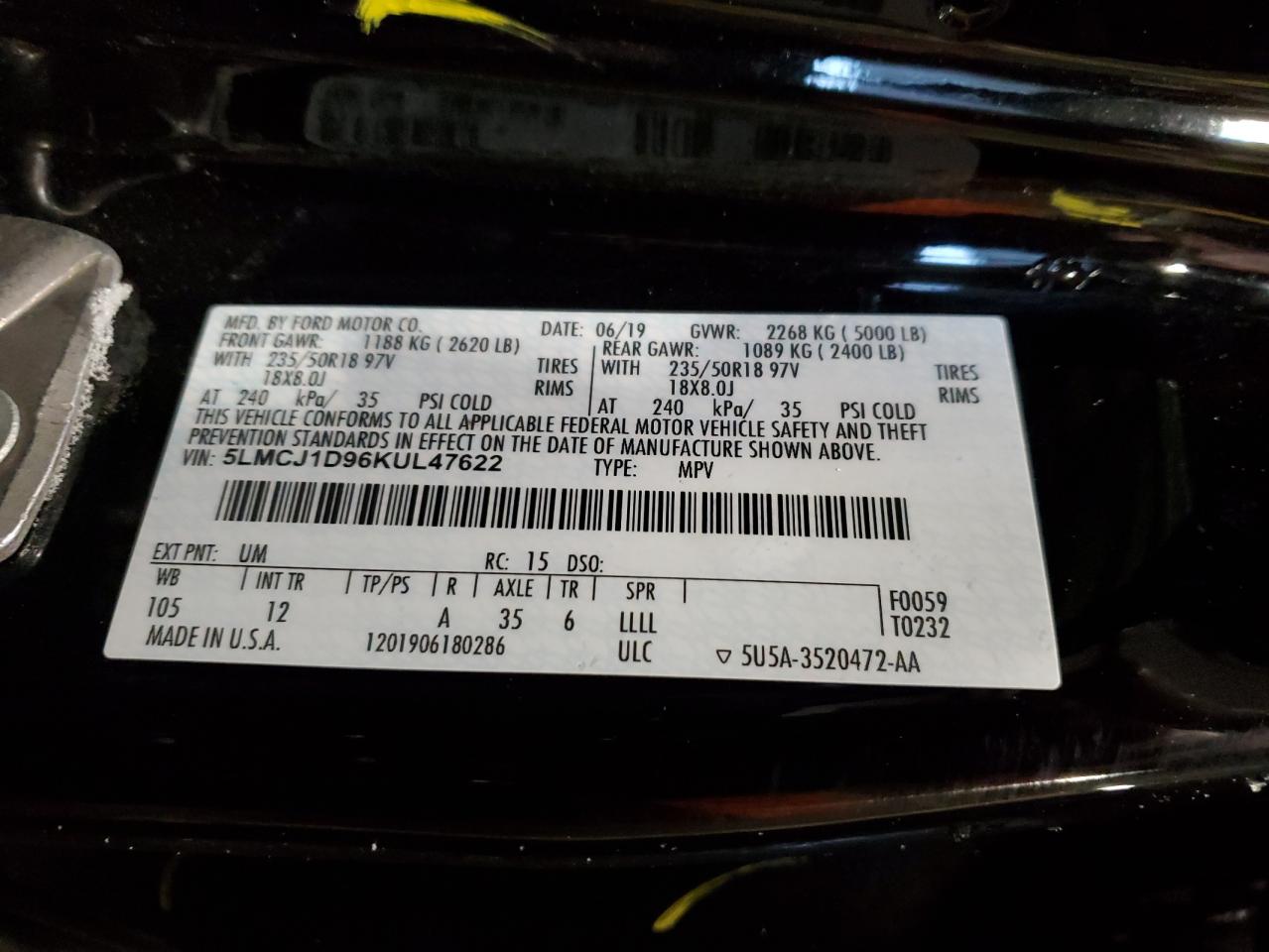 2019 Lincoln MKZ - Image 14