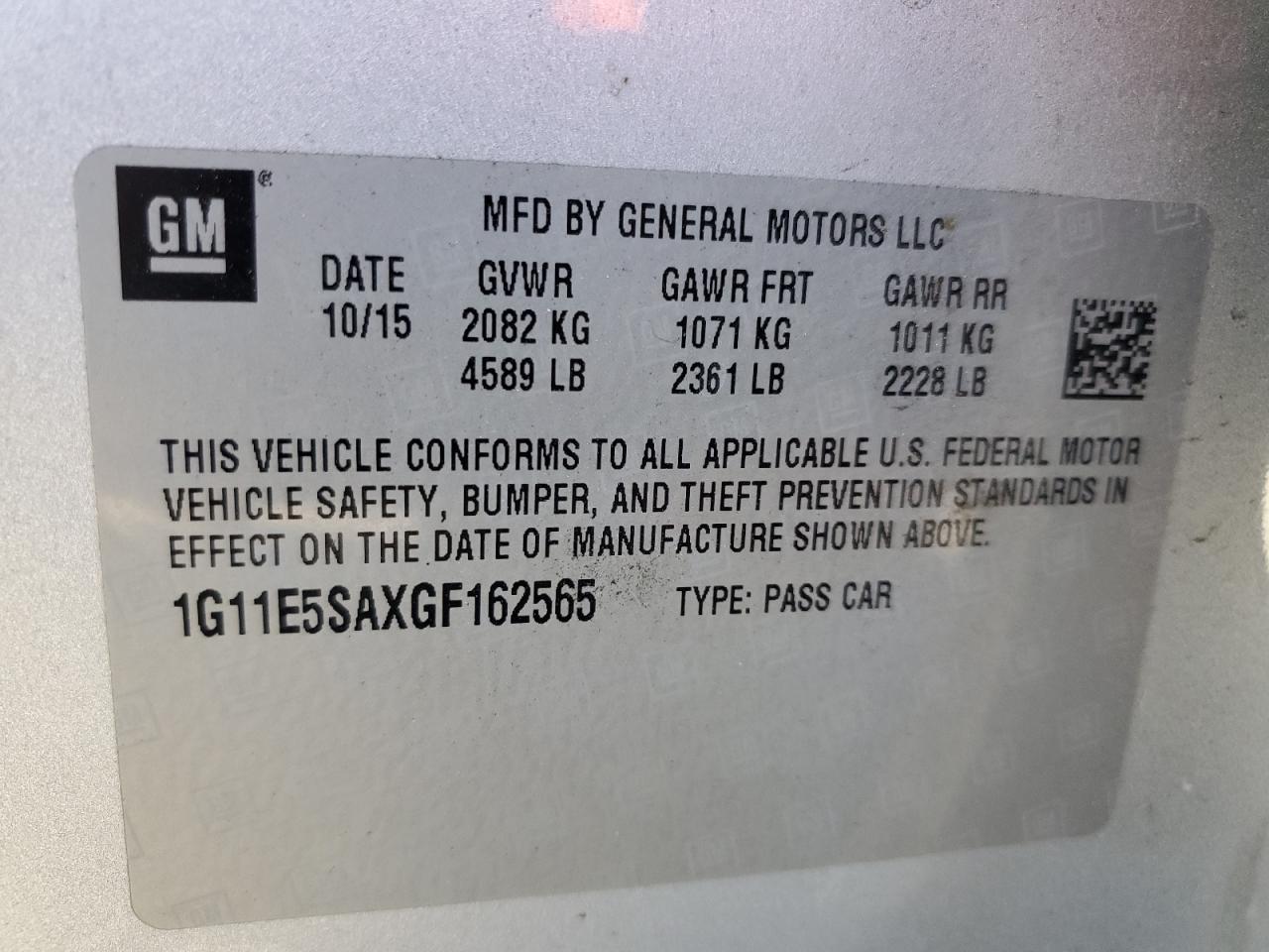 2016 Chevrolet Malibu - Image 12